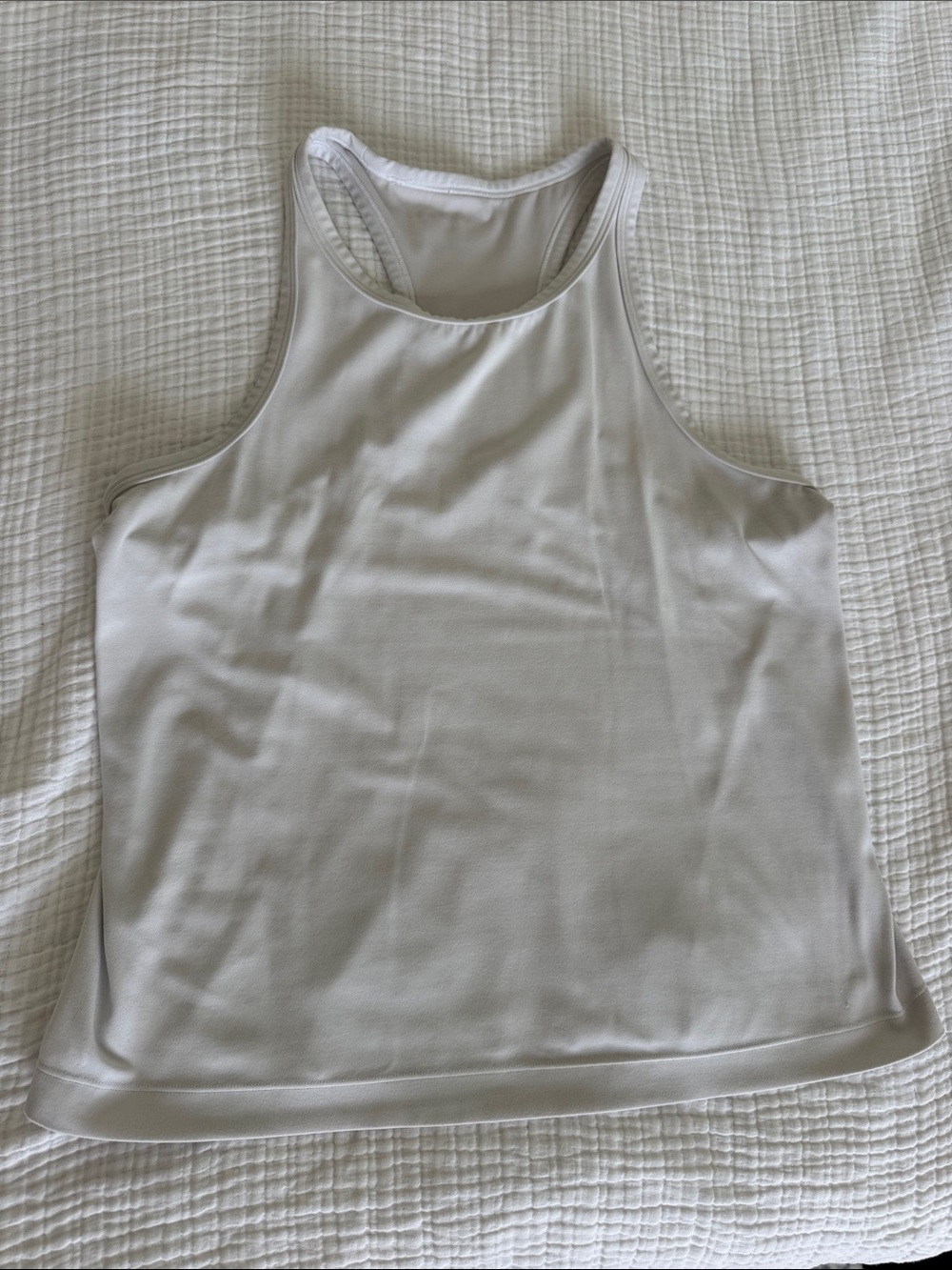 lululemon Women’s White Racerback Tank Top